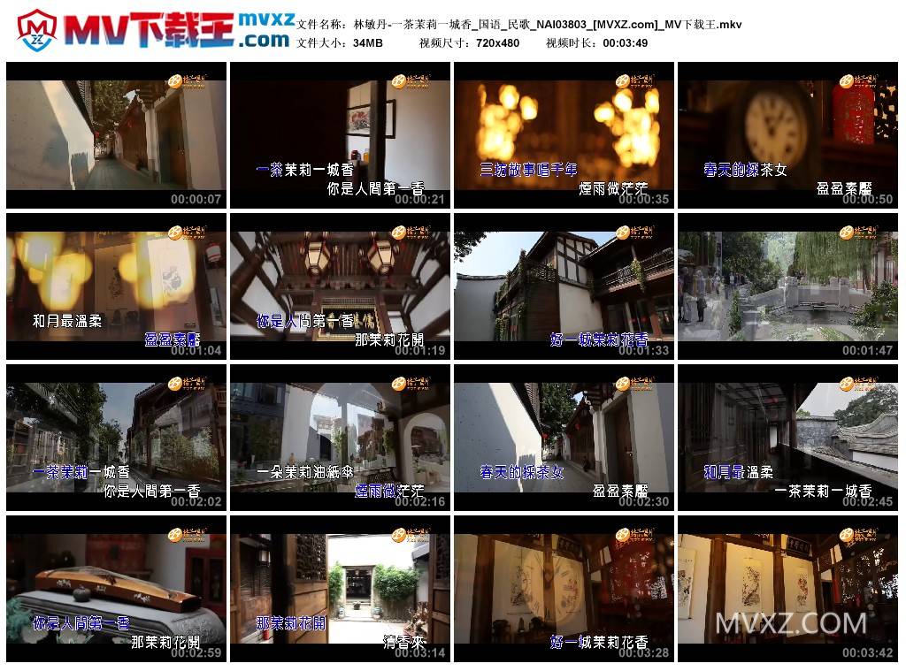 林敏丹-一茶茉莉一城香_国语_民歌_NAI03803
